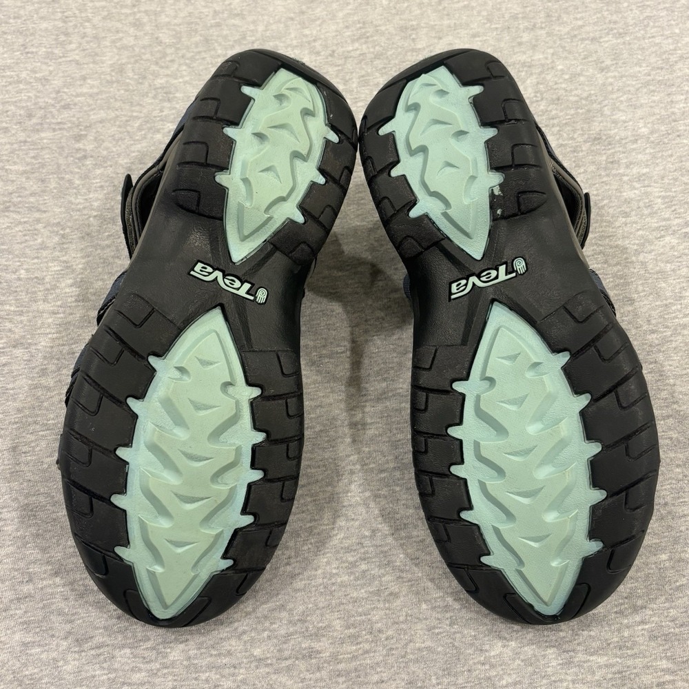 Teva Tirra Sport Sandals Women's Size 9 Gray/Blue Casual Comfort Water F27118B - Picture 7 of 9